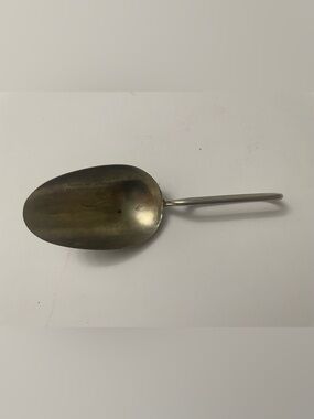 Vintage Stainless Steel Serving Scoop - Silver